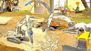 BEST OF RC CONSTRUCTION MOMENTS I RC DIGGER I RC TRUCKS I RC TRACTOR I LIEBHERR I MAN I AROCS [upl. by Rainie]