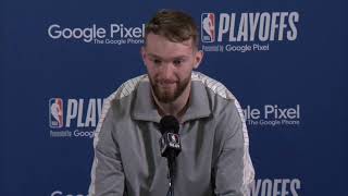 We let go of our foot on the gas  Domantas Sabonis  Postgame Interview  Kings vs Bucks [upl. by Ahsiemal]