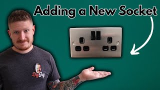 How to Add a Socket to a Wall  Easy Step By Step Guide [upl. by Karleen]