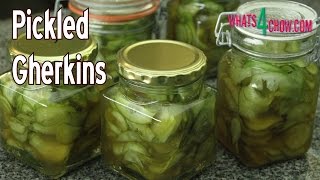 Pickled Gherkins  How to Make the Perfect Pickled Gherkins for Burgers and Sandwiches [upl. by Martha]