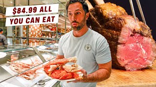 MAN vs Biggest BUFFET in Las Vegas 🇺🇸 [upl. by Standish]