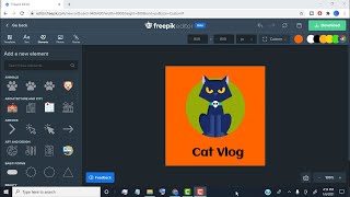 How To Make A Logo for Free With FreePik Editor [upl. by Rednav]