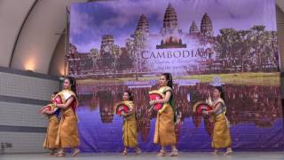 Cambodian dance រាំកម្ពុជា カンボジア舞踊「友情の舞い」Dance of friendship [upl. by Rahas]