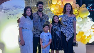 Actor Manchu Manoj Birthday Celebrations  Manchu Mounika With Manchu Manoj  Manchu Family Video [upl. by Bertila]