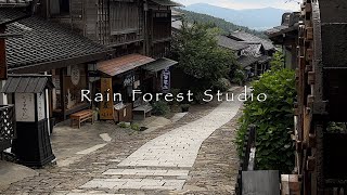 Sound of JAPAN  Water Wheel in Magomejuku 4K [upl. by Nyrrek]