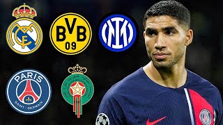 Achraf Hakimi  First amp Last Goal For Every Team [upl. by Nats]