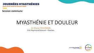 Syndromes myasthéniques  Myasthénie et Douleur  AFMTéléthon [upl. by Devondra]