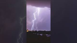 Lightning art of the sky lightning storm weather thunderstorm shortsvideo shorts subscribe [upl. by Luben]