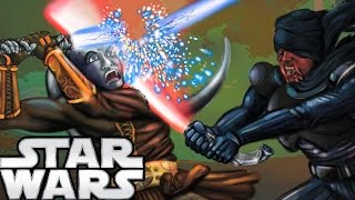 Sith Lightsabers That Break Jedi Blades Legends  Star Wars Explained [upl. by Nomolas846]