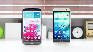 LG G3 vs HTC One M8 [upl. by Machute]