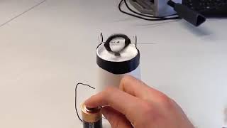 Simple electromotor demo [upl. by Mcdade]