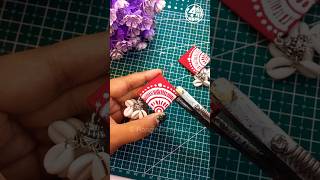 Durga puja special handmade jewellery making ✨ কাপড়ের গয়না rongingontobyo durgapuja art new [upl. by Neelat47]