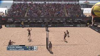 Running On Fumes Allen Gets The Point  2021 Gold Series Manhattan Beach Open [upl. by Annairba]