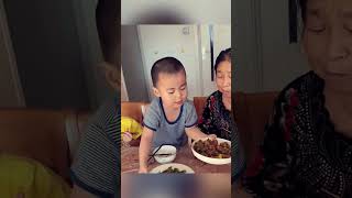 Grandsons Show Remarkable Filial Piety to Grandma at Mealtime 🥹❤️ [upl. by Bezanson]