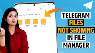 Telegram files not showing in file manager  telegram folder not showing in file manager  fixed [upl. by Atteuqram]