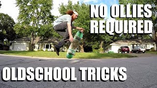 Easy fundamental oldschool skateboard tricks that you can learn TODAY [upl. by Esina]