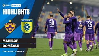 Maribor 3  0 Domžale  24 krog 202324 PrvaLigaTelemach [upl. by Slrahc867]