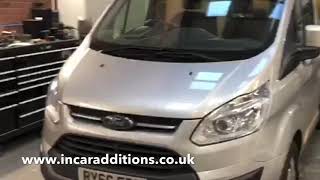 Ford Transit custom glazing carpet lining and Tourneo seat install [upl. by Ytomit]