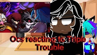 Oc reacts to FNF SonicEXE Triple Trouble Introducing the 4 Mythicals D✨ [upl. by Dyann]