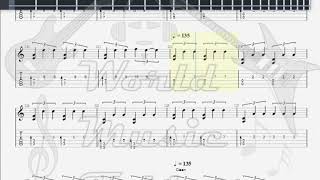 Iron Maiden The Clansman GUITAR 2 TAB [upl. by Idnor]