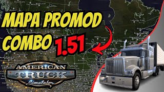 ATS COMEÇANDO A CARREIRA Mapa Promod COMBO 151 EP 001 [upl. by Imogene577]