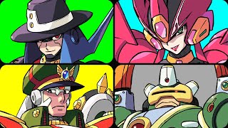 MEGA MAN X COMMAND MISSION All Bosses No Damage [upl. by Krucik600]