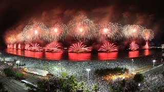 Reveillon Año Nuevo en Rio de Janeiro Playa de Copacabana 2013 [upl. by Lanevuj]