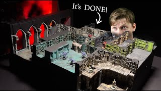 Making the coolest Warhammer table ever  Kill Team Gallowdark Table pt 3 [upl. by Saqaw]