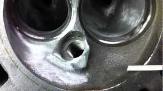 How To LS1 DIY Head Porting Part 8  Tootsie Roll  Combustion Chamber Start [upl. by Airres]