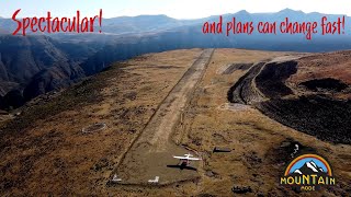 Most spectacular airstrip inAfrica And then plans change [upl. by Irual]