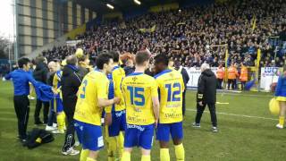 Vreugdebeelden na WaaslandBeveren  Lokeren [upl. by Oech]