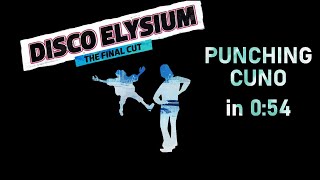 Punching Cuno faster than the speed of light AGAIN  Disco Elysium Speedrun [upl. by Anahsohs918]