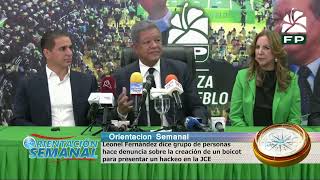 Leonel Fernández confía en la JCE pero advierte sobre proceso en las elecciones de este domingo [upl. by Yrannav]