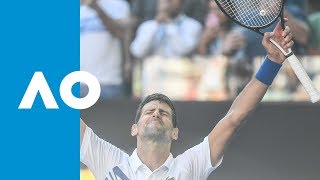 Novak Djokovic v Denis Shapovalov match highlights 3R  Australian Open 2019 [upl. by Tranquada]