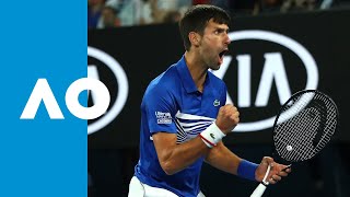 Final game Djokovic enters the history books Final  Australian Open 2019 [upl. by Nolyaw]