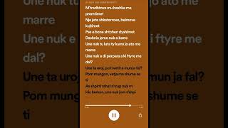 Muma x Elinel  Per TradhetineLyrics lyrics music [upl. by Mumford]