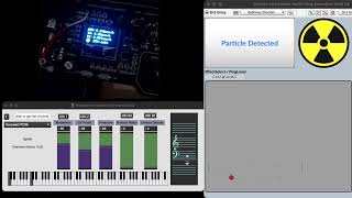 Improvisation for Polyphonic Synthesiser and Geiger Muller Radiation Counter in Kyma [upl. by Imekawulo]