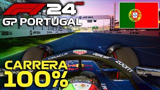 GRAN PREMIO DE PORTUGAL F1 2024 MOD CARRERA 100 SIN AYUDAS [upl. by Ilse]