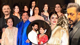 Sonakshi Sinha amp Zaheer Iqbals Mega Wedding  LIVE  Shatrughan Sinha Salman Rekha Kajol amp Tabu [upl. by Brigitta]