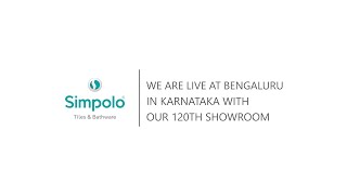 Grand Opening of Simpolo’s 120th Showroom in Bengaluru [upl. by Namar]