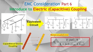 EMC Part 6 Understand Electric E field or Capacitive Coupling and the Parameters that Affect it [upl. by Yvan335]