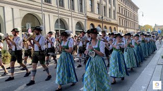 Oktoberfest 2024  Trachten und Schützenzug [upl. by Epifano859]