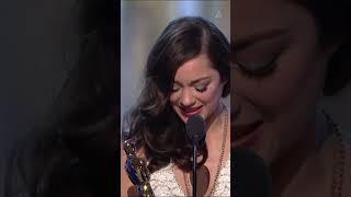 In 2008 Marion Cotillard won Best Actress for her portrayal of French singer Edith Piaf in ‘La Vie en Rose’ Oscars MarionCotillard LaVieEnRose [upl. by Ahsemed]