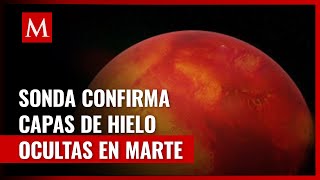 Mars Express descubre capas masivas de hielo en Marte [upl. by Becht]