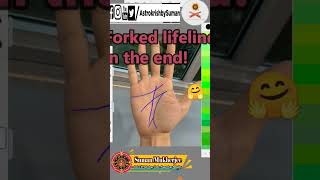 Forked life line palmistry [upl. by Rance510]