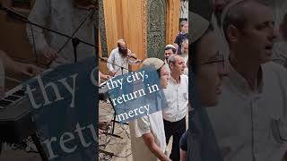 Yom Yerushalayim singing amp dancing in Hebron  2024 יום ירושלים בחברון במערת המכפלה [upl. by Rist828]