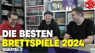 Die BESTEN Brettspiele 2024 • Unsere absoluten Highlights in Q2 [upl. by Nallad]