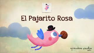 Cuentacuento  EL PAJARITO ROSA  Cuento infantil con pictogramas [upl. by Einnod]