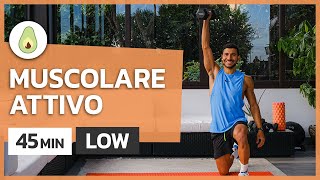 Workout muscolare attivo  total body  Cotto al Dente [upl. by Enomys659]