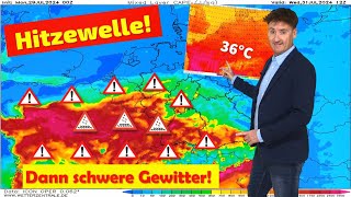 ACHTUNG Schwere Unwetter mit extremer Schwüle Die Hitze endet mit einem Knall Tornados Orkanböen [upl. by Gove]